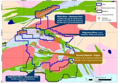Figure 1: Golden Sky Project Map